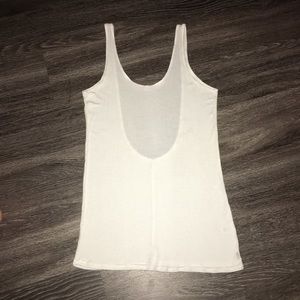 VS low back ribbed tank